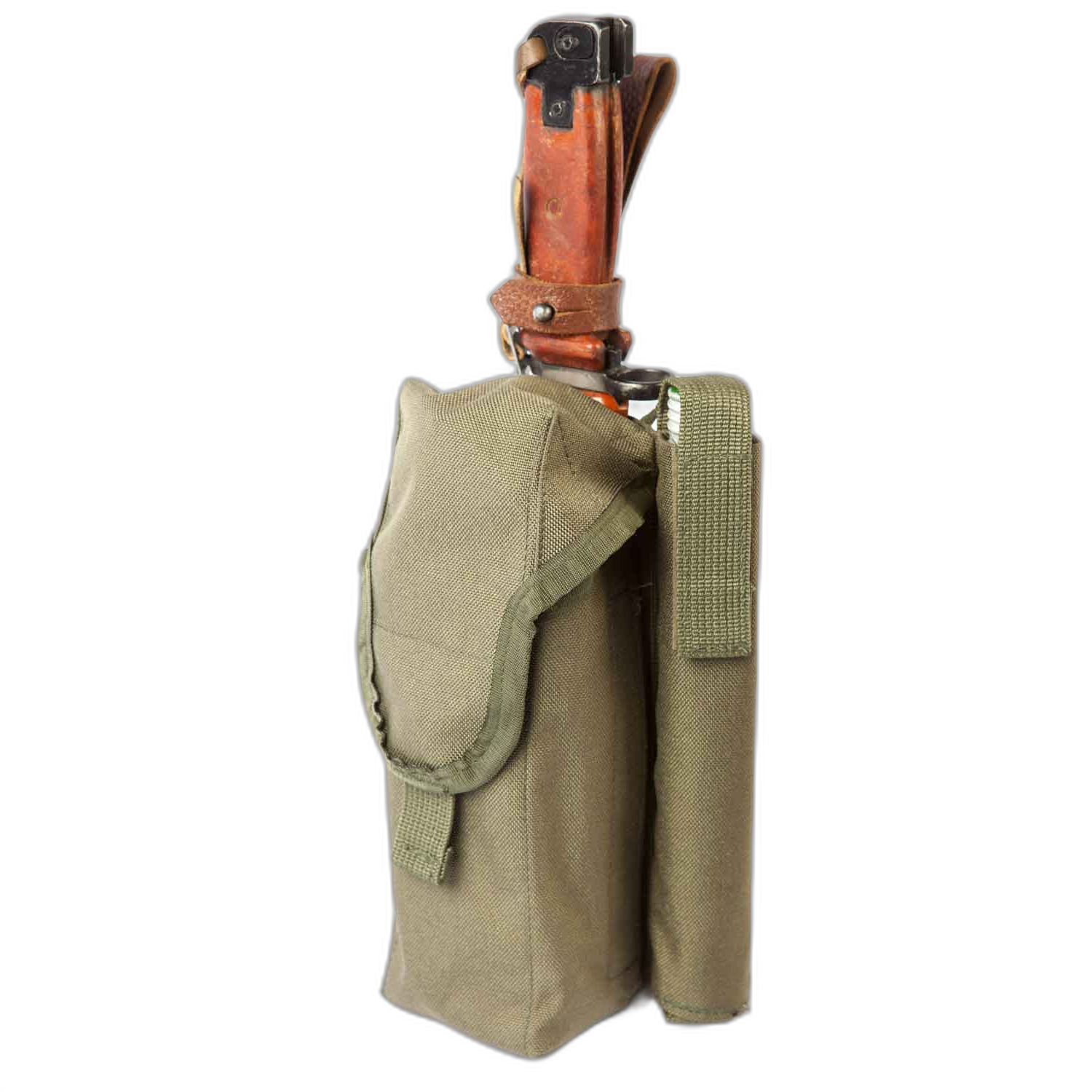 AK‑74/AKM Double Magazine Pouch with Left‑Side ROP Pocket